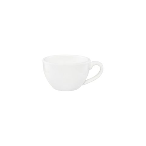 TABLEKRAFT CORE WHITE CAPPUCCINO CUP TAPERED 220ml, 118x72mm (*92084*) = PACK OF 6 X EACHES