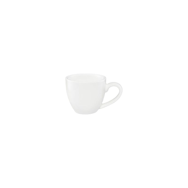 TABLEKRAFT CORE WHITE ESPRESSO CUP TAPERED 70ml (*92080*) = PACK OF 12 X EACHES