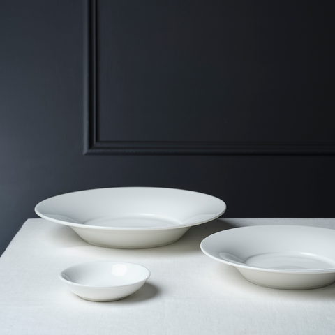 TABLEKRAFT CORE WHITE SAUCE DISH FLARED COUPE 115x25mm (*92039*) = PACK OF 6 X EACHES