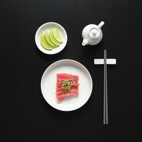 TABLEKRAFT CORE WHITE CHOPSTICK REST-70x20mm (*92030*) = PACK OF 6 X EACHES
