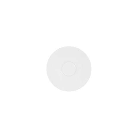 TABLEKRAFT CORE WHITE ESPRESSO SAUCER TO SUIT 92086 120mm (*92087*) = PACK OF 12 X EACHES