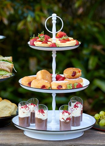 CHEF INOX CONEY IS WHITE TEA STAND 3-TIER (18/25/31)x470mm (*78786*) =  1 X EACH