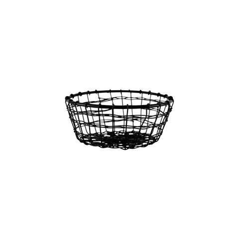 CHEF INOX CONEY IS MESH WIRE RND BASKET 160x70mm ZINC FINISH (*78749*) =  1 X EACH