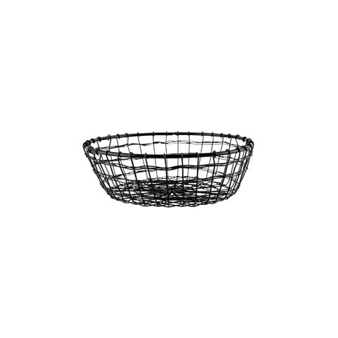 CHEF INOX CONEY IS MESH WIRE RND BASKET 230x75mm ZINC FINISH (*78750*) =  1 X EACH