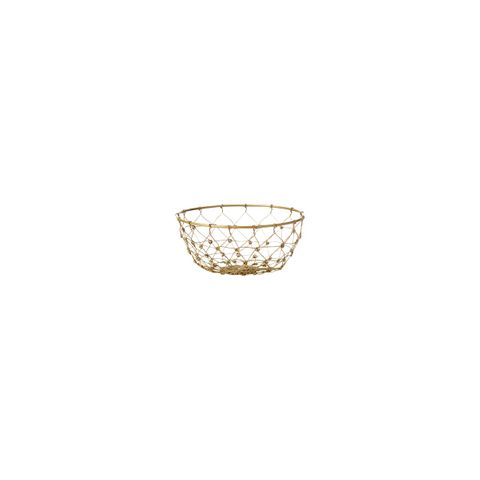CHEF INOX CONEY IS FISHING NET WIRE RND BASKET 160x80mm PAT (*78756*) =  1 X EACH