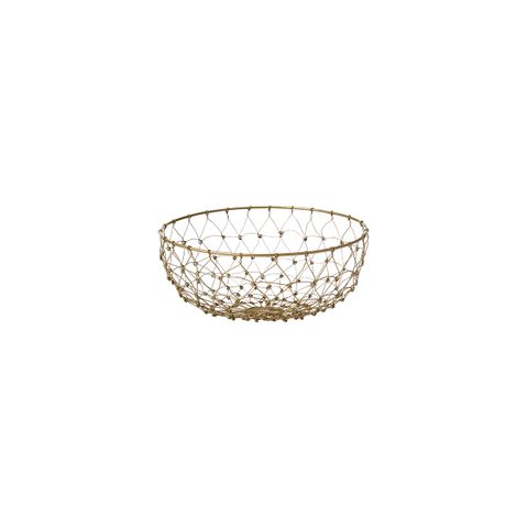 CHEF INOX CONEY IS FISHING NET WIRE RND BASKET 230x100mm PAT (*78757*) =  1 X EACH