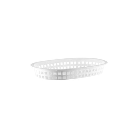 CHEF INOX CONEY IS PLASTIC RECT BASKET 270x180x40mm WHI (*78706*) = PACK OF 12 X EACHES