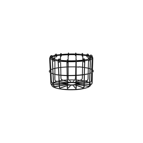 CHEF INOX CONEY IS ROUND WIRE BASKET 130x90mm PATINA BLK (*78747*) =  1 X EACH