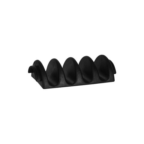 CONEY ISLAND 4 TACO HOLDER PP 232x130x63mm BLACK (*78796*) =  1 X EACH