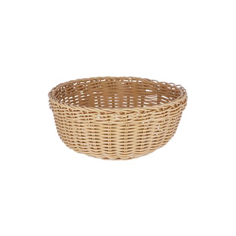 CHEF INOX RND BREAD BASKET POLYPROPYLENE 240x95mm (*04053*) = PACK OF 6 X EACHES