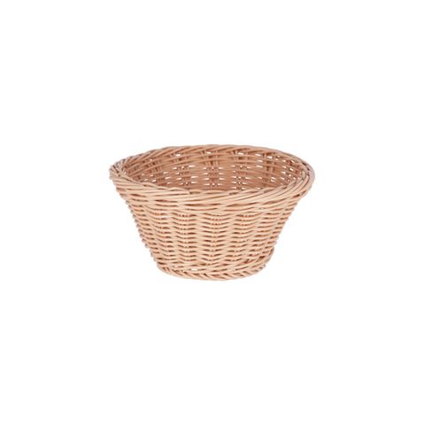 CHEF INOX RND BREAD BASKET TAPERED POLYPROPYLENE 200/110mm (*04050*) = PACK OF 6 X EACHES