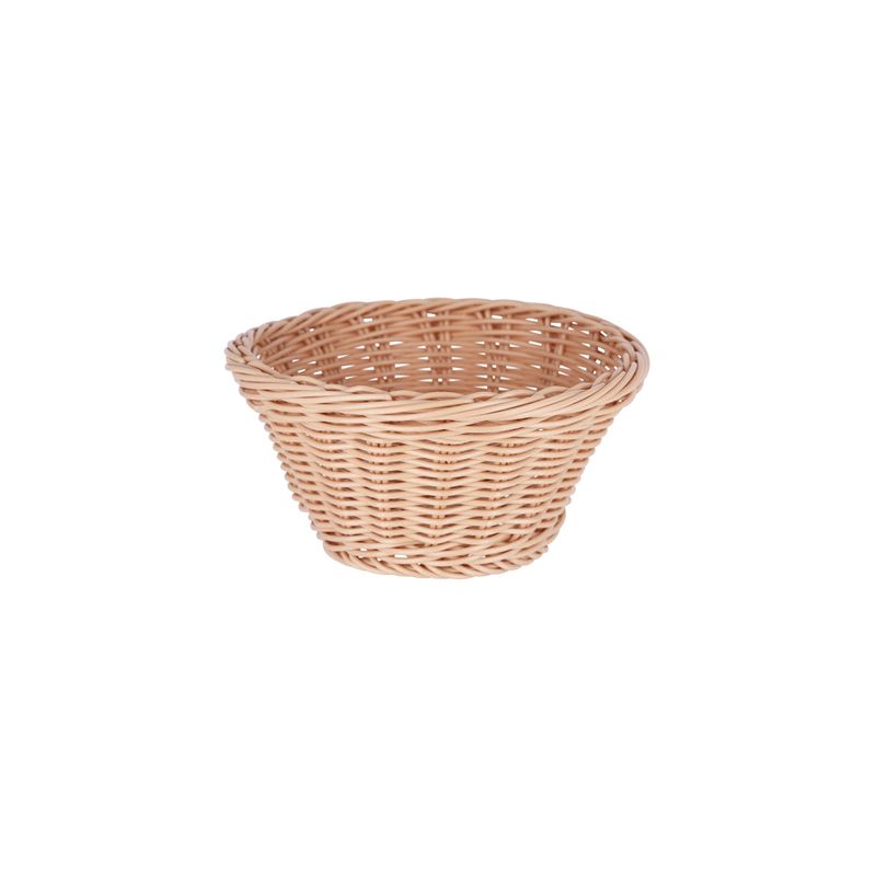 CHEF INOX RND BREAD BASKET TAPERED POLYPROPYLENE 200/110mm (*04050*) = PACK OF 6 X EACHES