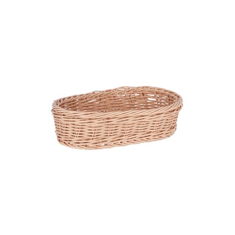 CHEF INOX OVAL BREAD BASKET POLYPROPYLENE 225x150x60mm (*04060*) = PACK OF 6 X EACHES