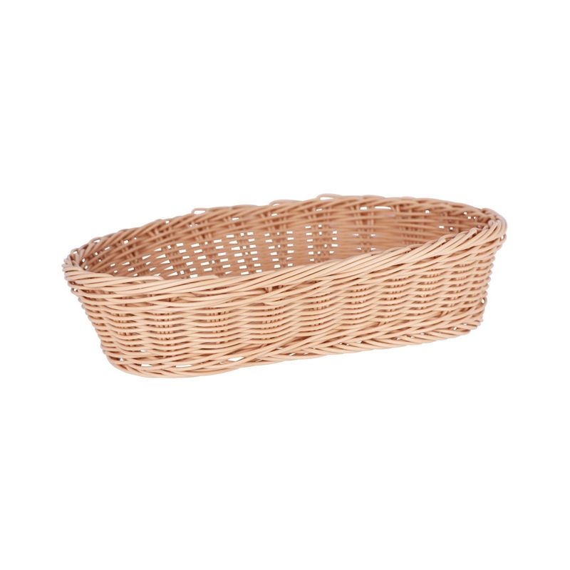 CHEF INOX OVAL BREAD BASKET POLYPROPYLENE 300x225x75mm (*04066*) = PACK OF 6 X EACHES