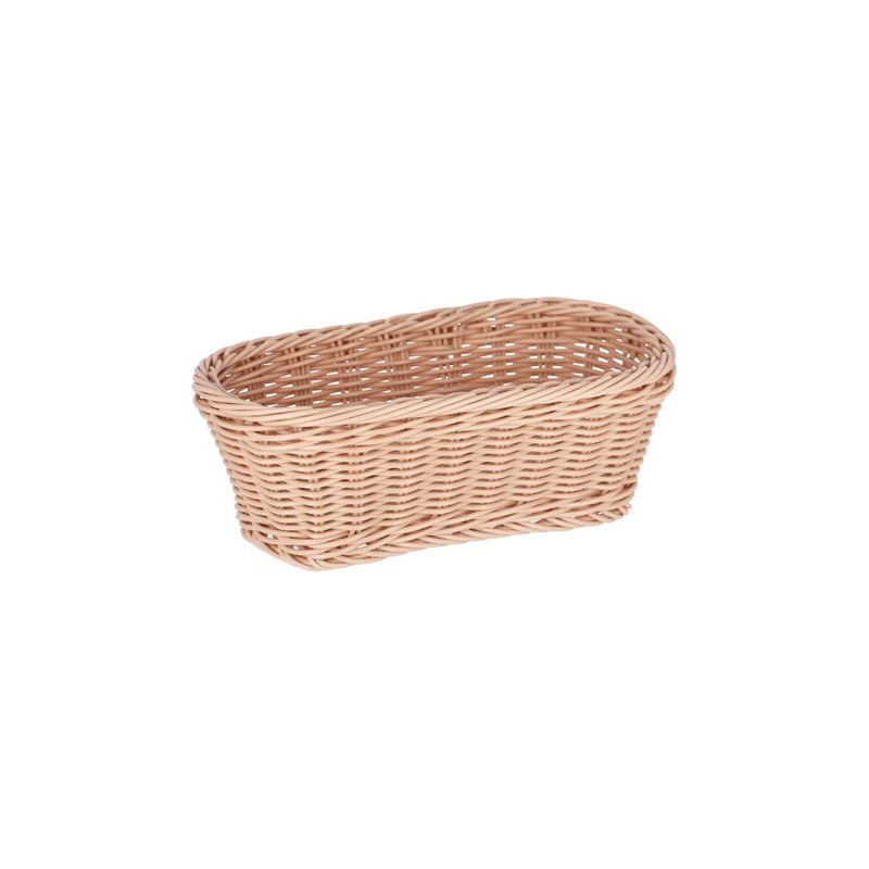 CHEF INOX RECT BREAD BASKET POLYPROPYLENE 240x125x90mm (*04070*) = PACK OF 6 X EACHES