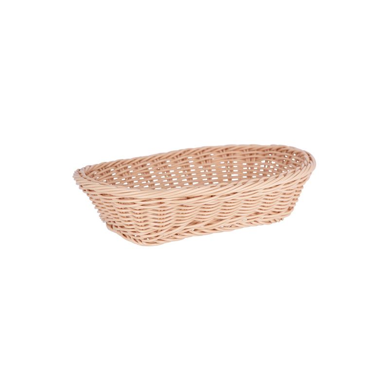 CHEF INOX RECT BREAD BASKET POLYPROPYLENE 250x190x75mm (*04073*) = PACK OF 6 X EACHES