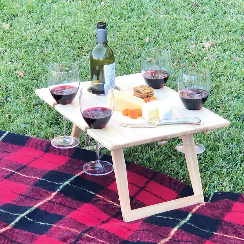 STANLEY ROGERS TRAVEL PICNIC TABLE WOOD 480x380x240mm (*SR50777*) = PACK OF 3 X EACHES