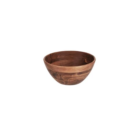 CHEF INOX SERVE ROUND DISPLAY DEEP BOWL ACACIA 280x130mm (*04775*) = PACK OF 4 X EACHES