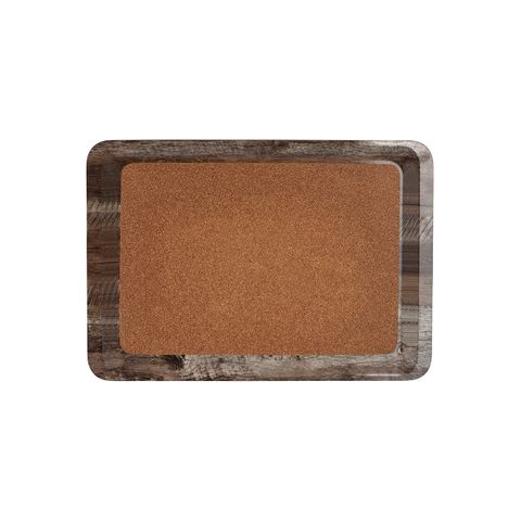 KOCEL RECTANGULAR TRAY-CORK 370x530mm LIDYA (*KCCOP370530/LD-CK*) = PACK OF 24 X EACHES