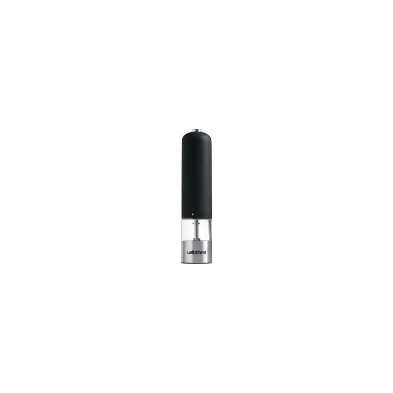 WILTSHIRE ELECTRIC MILL SOFT TOUCH BLACK 225mm (*WLT48108*) = PACK OF 6 X EACHES