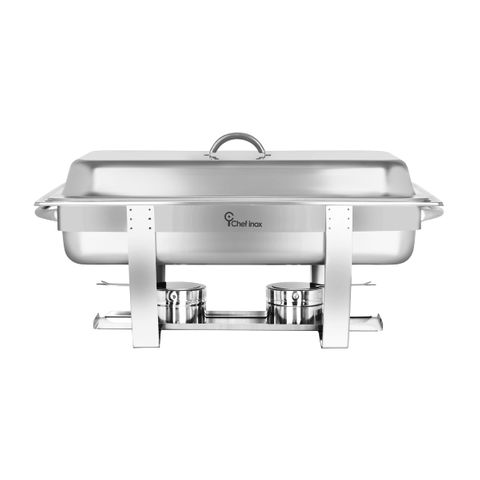 CHEF INOX CHAFER ECONOMY STACKABLE S/S 1/1 600x370x235mm (*54801*) =  1 X SET