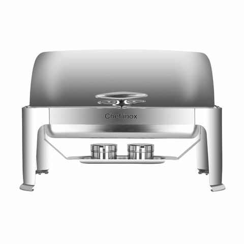 CHEF INOX CHAFER ROLL TOP STACKABLE S/S 1/1 SIZE (*54961*) =  1 X EACH