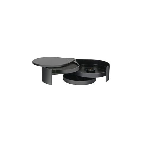 JIWINS SALT & SUGAR GLASS RIMMER BLACK ABS 200x160x70mm (*JW-BSS*) = PACK OF 6 X EACHES