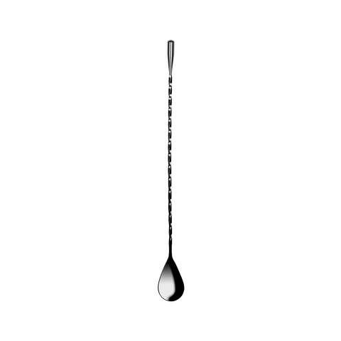 ZANZI TEAR DROP BAR SPOON GUN METAL 300x29mm (*Z0635*) =  1 X EACH