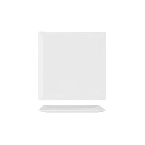 SUPERWARE SQUARE PLATE FLAT 250mm (*49082*) = PACK OF 6 X EACHES