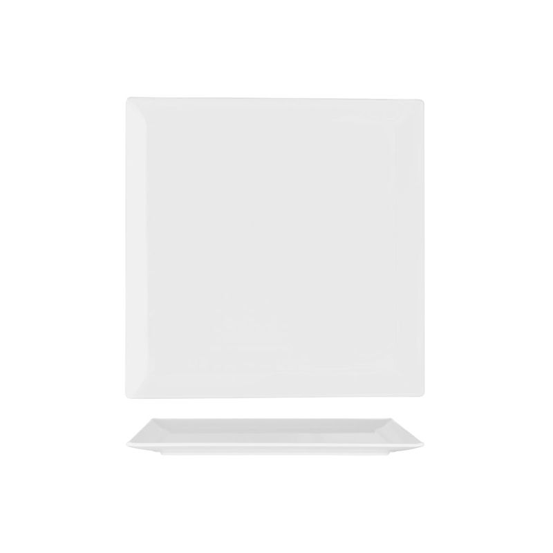 SUPERWARE SQUARE PLATE FLAT 300mm (*49084*) = PACK OF 6 X EACHES