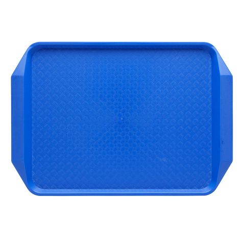 CHEF INOX RECT FAST FOOD TRAY PP 425x300x35mm BLUE (*06987-BL*) = PACK OF 25 X EACHES