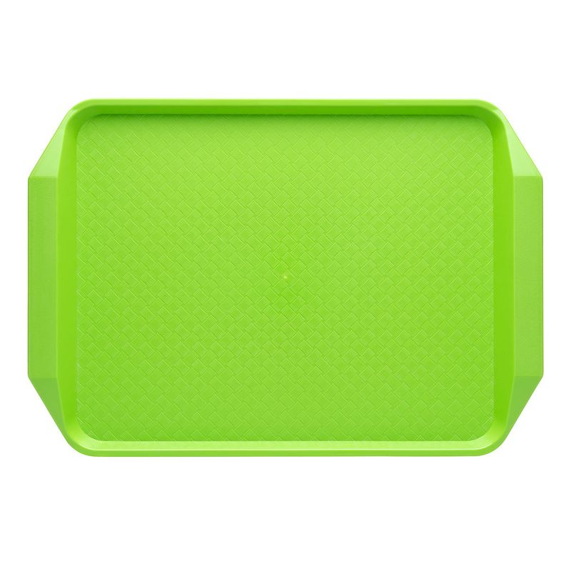 CHEF INOX RECT FAST FOOD TRAY PP 425x300x35mm GREEN (*06987-GN*) = PACK OF 25 X EACHES
