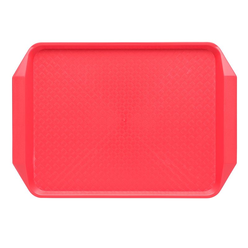 CHEF INOX RECT FAST FOOD TRAY PP 425x300x35mm RED (*06987-R*) = PACK OF 25 X EACHES