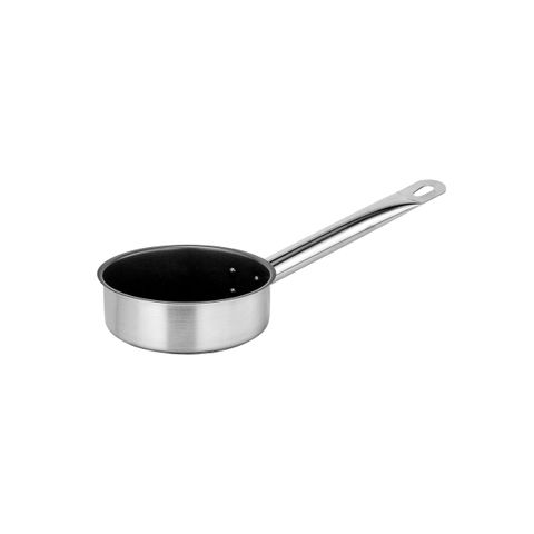 FORCE NON STICK SAUTE PAN w/LID 140x55mm SS TRI-PLY 800ml (*73537*) =  1 X EACH