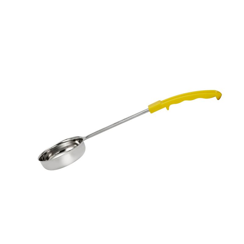 CHEF INOX FOOD PORTIONER SOLID S/S 150ml/5oz YELLOW HDL (*36164*) = PACK OF 12 X EACHES