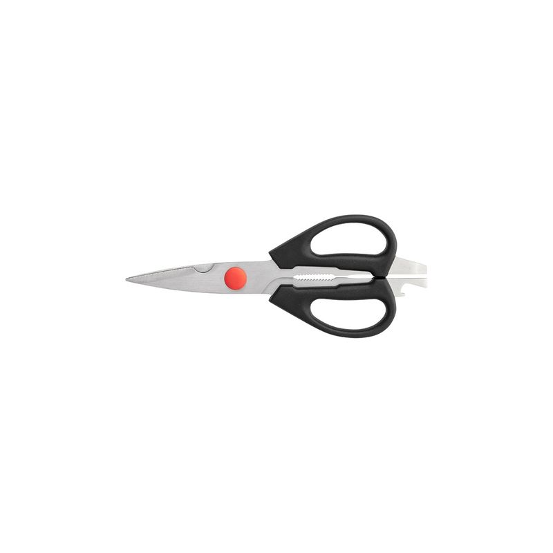 CHEF INOX KITCHEN SCISSORS w/BLACK PP HDL 210mm (*07391*) =  1 X EACH