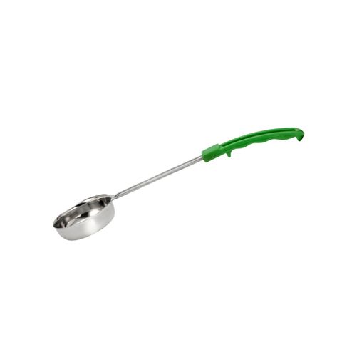 CHEF INOX FOOD PORTIONER SOLID S/S 120ml/4oz GREEN HDL (*36163*) = PACK OF 12 X EACHES