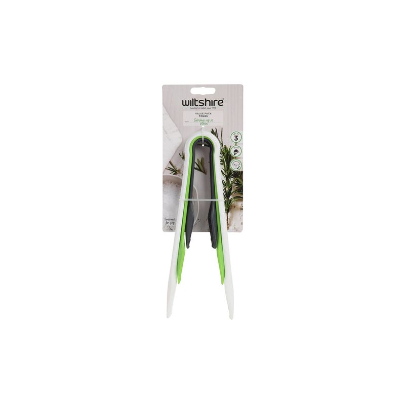 WILTSHIRE TONGS 3PC SET (*WLT43769*) = PACK OF 4 X SETS