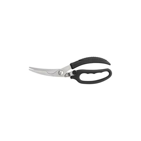 CHEF INOX POULTRY SHEARS w/BLACK PP&TPR HDL 230mm (*07390*) =  1 X EACH