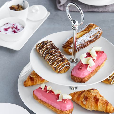 BAUSCHER PURITY SERVING STAND 2 TIER COUPE PLATE 270x255mm (*BHS6697305*) =  1 X SET