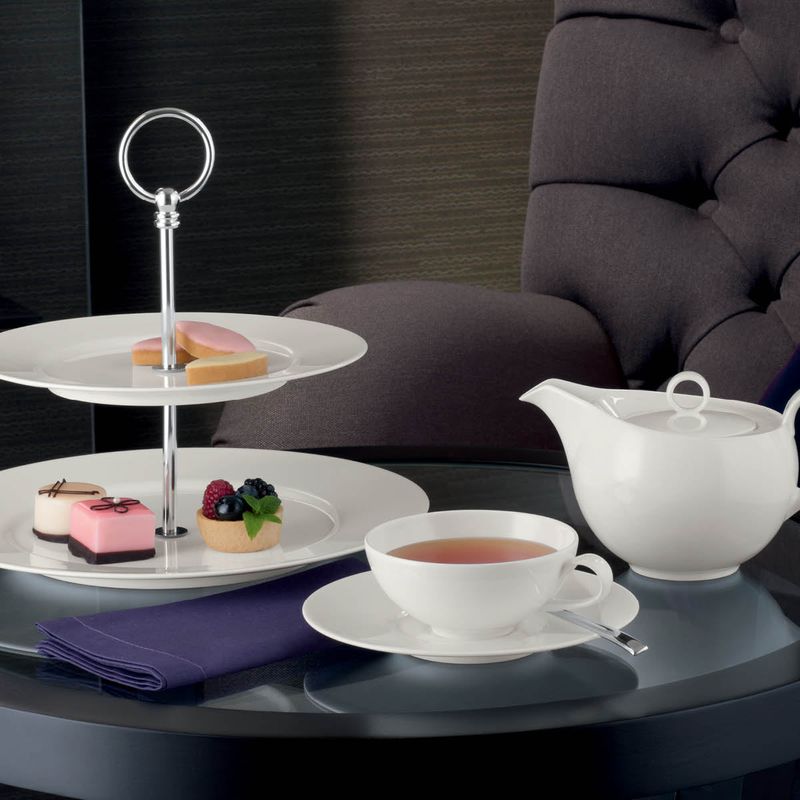 BAUSCHER PURITY RND COUPE PLATE 160mm TO SUIT SERVING STAND (*BHS6697208*) = PACK OF 12 X EACHES