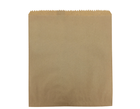 6 Square Brown Paper Bag Premium 45gsm 305mm(L) x 300mm(W) - Pack of 500