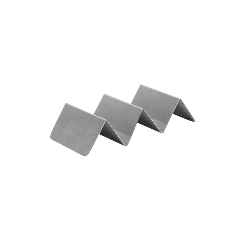CHEF INOX CONEY IS 3-COMP S/S TACO HOLDER/STAND 240x60x40mm (*78724*) = PACK OF 36 X EACHES