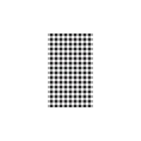 CHEF INOX GREASEPROOF PAPER GINGHAM BLK 200 SHT 190x310mm (*74203*) =  1 X EACH