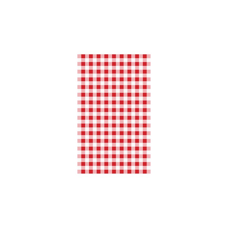 CHEF INOX GREASEPROOF PAPER GINGHAM RED 200SHT 190x310mm (*74204*) =  1 X EACH