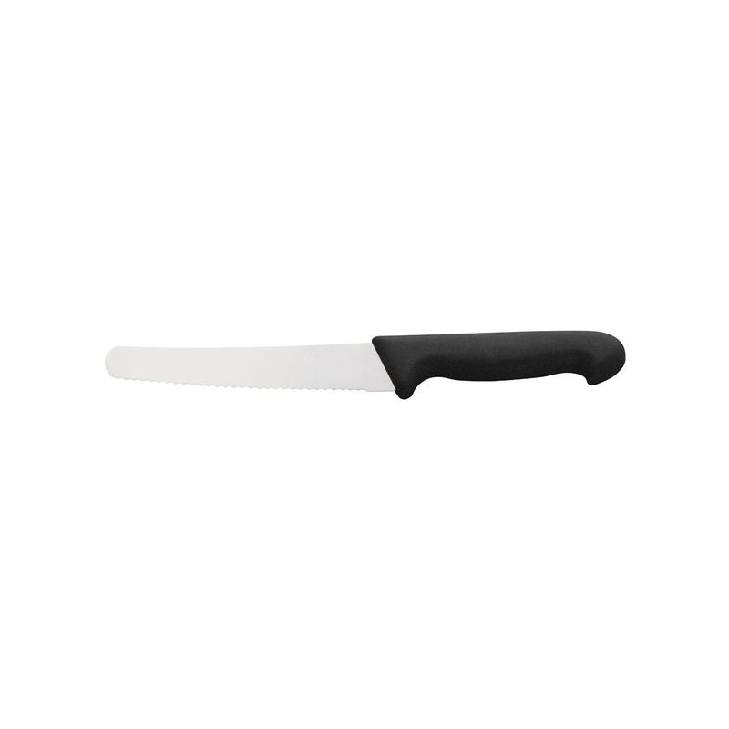 IVO PROFESSIONAL "55000" BREAD KNIFE 250mm ROUNDED TIP (*25025*) =  1 X EACH