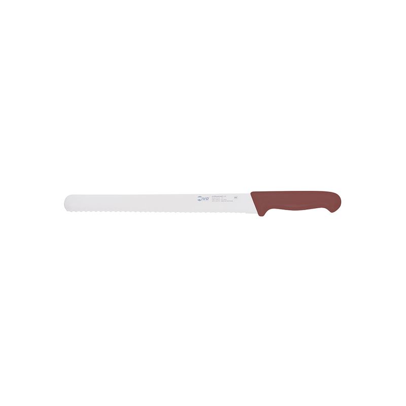 IVO PROFESSIONAL "55000" SERRATED SLICER 300mm BROWN (*25424*) =  1 X EACH