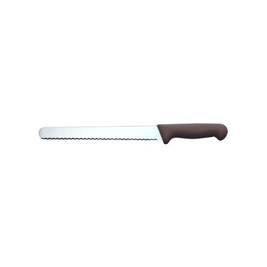 IVO PROFESSIONAL "55000"  SERRATED SLICER 250mm BROWN (*25423*) =  1 X EACH