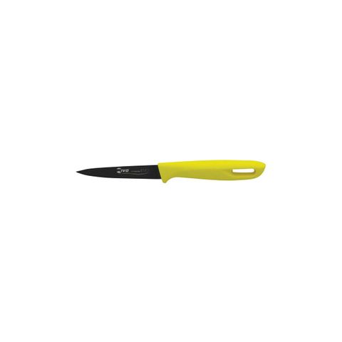 IVO EVO "221000" PARING KNIFE 90mm  YELLOW HDL TITANIUM (*27085*) = PACK OF 6 X EACHES