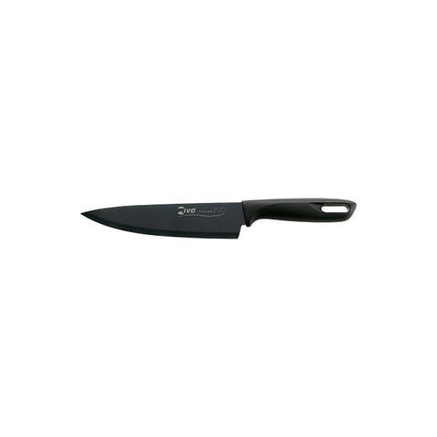 IVO EVO "221000" CHEF'S KNIFE 180mm  BLACK HDL TITANIUM (*27095*) = PACK OF 6 X EACHES